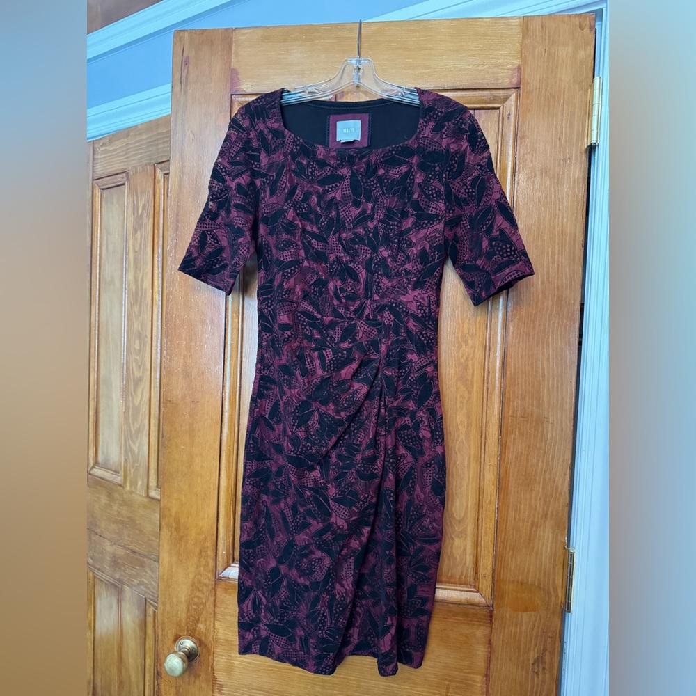 Anthro ruched dress